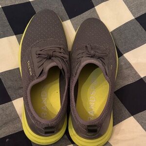 Cole Haan Gray and Yellow Men's Sneakers